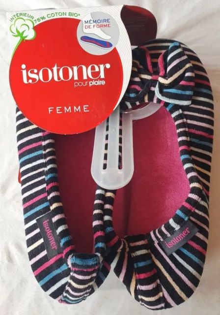 Chaussons/ballerines à mémoire de forme Isotoner neufs étiquetés à 19€