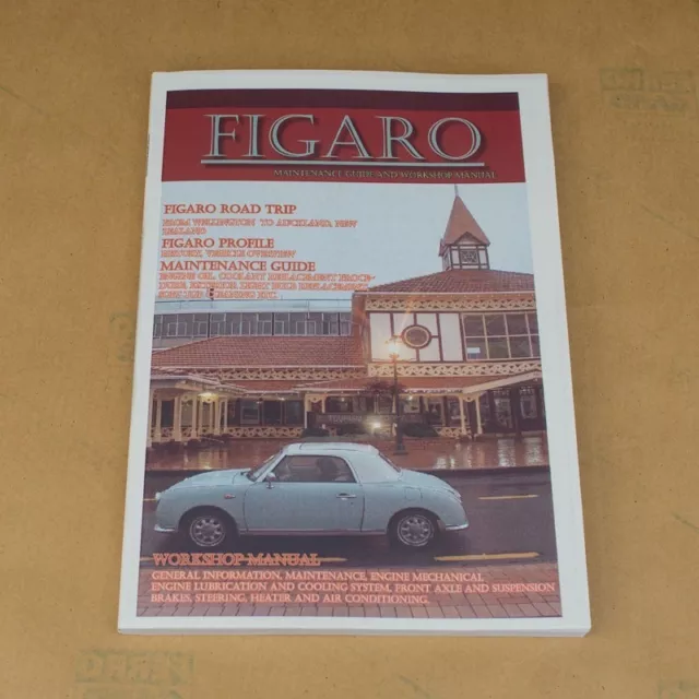 Compatible With Nissan Figaro Maintenance Guide and Workshop Manual