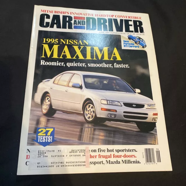 CAR AND DRIVER Magazine-JUNE 1994