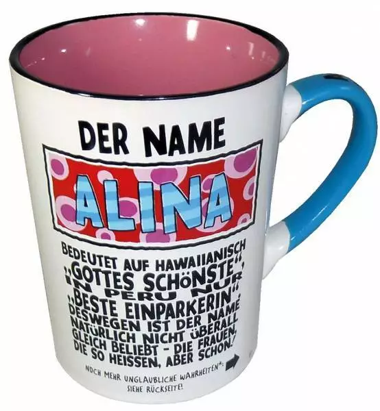 248020 Weltbester Becher - Alina Geschenk Kaffee Tasse Geburtstag Namenstasse
