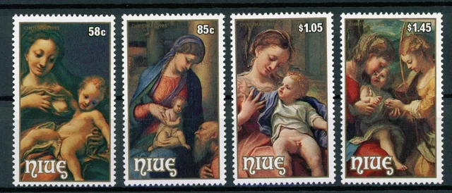 Niue 638-41 postfrisch Weihnachten #IJ193