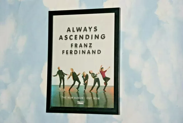 FRANZ FERDINAND Framed A4 rare 2018 `always` ALBUM original band promo poster