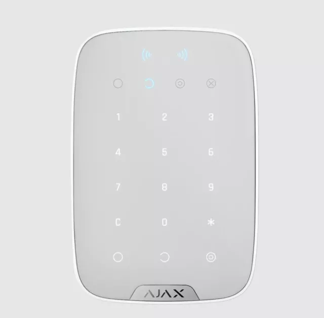 Ajax KeyPad Plus AJKPP - Tastiera Plus touch senza fili (Bianca)