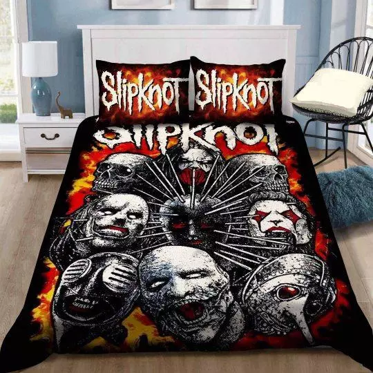 Gift Idea For Fans and Lovers Slipknot Duvet Cover Set (4pcs)