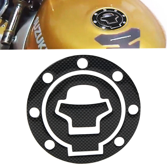 Carbon Fiber Gas Tank Fuel Cap Cover Protector Pad FOR GSXR-600/750/1000 1997-03