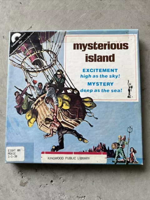 Columbia Pictures - MYSTERIOUS ISLAND - Super 8mm Movie RARE 400' Reel - Color Columbia Pictures - MYSTERIOUS ISLAND - Super 8mm Movie RARE 400' Reel - Color