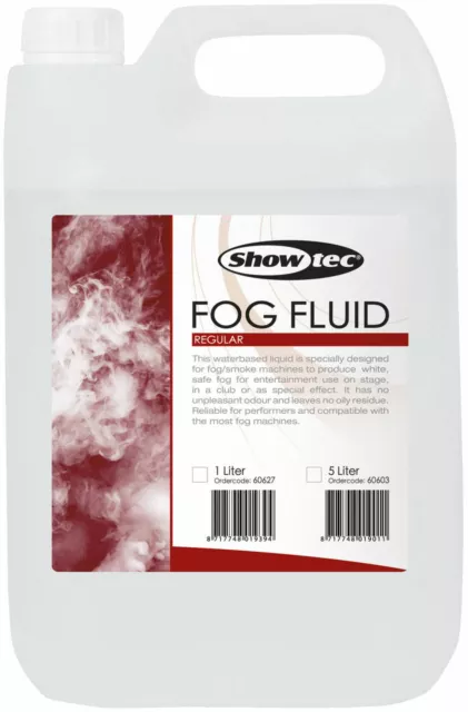 SHOWTEC Fog Fluid Regular5L Standard Nebelfluid! Nebel Flüssigkeit! Nebelöl!