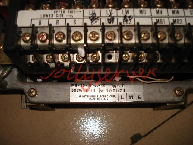 1PC Gebraucht MITSUBISHI MR-S3-100AA-E01 Servo Verstärker Geprüft