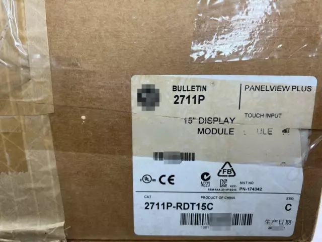 Ab 2711P-Rdt15C Ser C Panelview Plus 1500 Touch Display Module