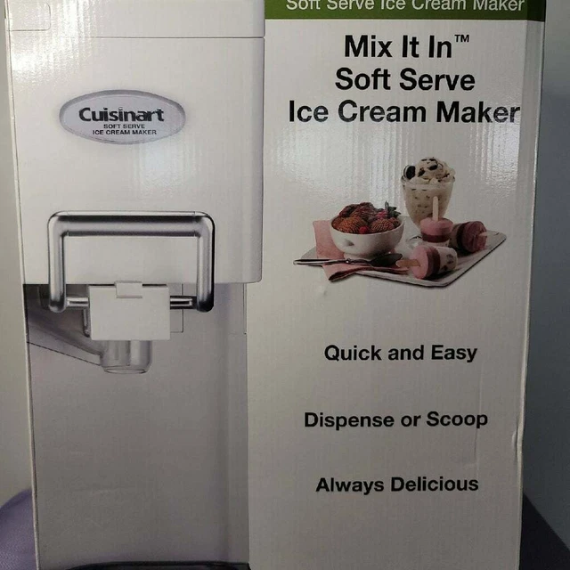 CUISINART ICE45P1 MIX It In Soft Serve Ice Cream Maker White £77.62