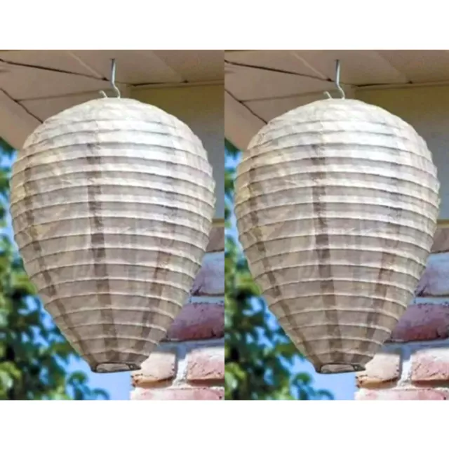 2 x Decoy Wasps Nests Eco Friendly Deterrent Deter Garden Loft Home Wasp Away