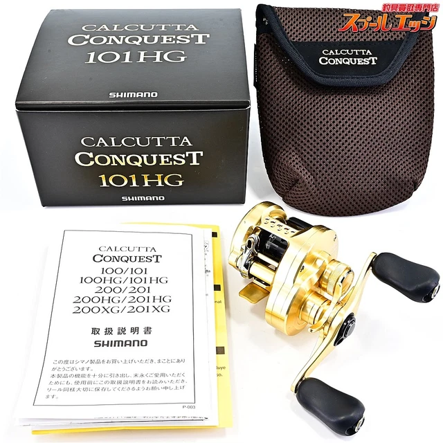 リール SHIMANO CALCUTTA CONQUEST 101 Baitcasting Reel 21 CALCUTTA CONQUEST 101 HG Left IN BOX | eBay