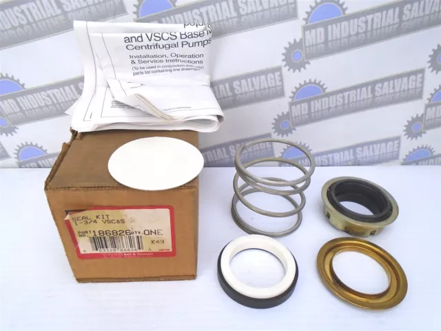 Bell & Gossett - 186826 - SEAL KIT - 1-3/4 " Shaft - VSC, VSC&S - (NEW in BOX)