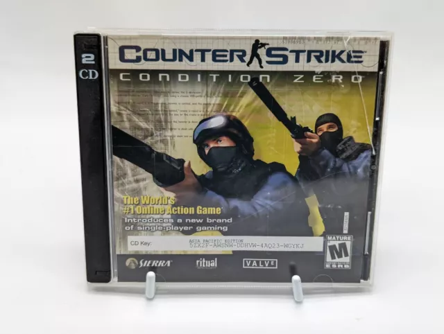 Counter Strike Condition Zero 2-Disc with Manual CD-ROM For PC