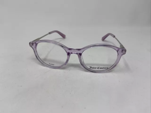 Juicy Couture Kids Eyeglass Ju 942 789 44/16/125 Flex Hinge Purple Crystal :U97