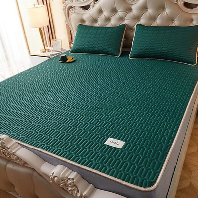 Set de cama suave plegable de látex funda de almohada de cama fresca