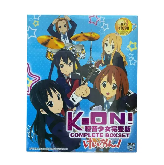 DVD Anime K-ON ! COMPLETE TV SERIES BOX SET SEASON 1+2+MOVIE+5OVA ENGLISH SUBBED