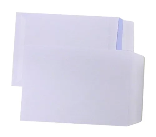 1000 C4 Liso SOBRES PAPEL Fundas 324x229 autosellable blanco letra sin ventana