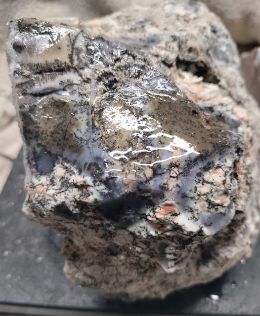 13.5LB PURPLE Amethyst Sage Plume Agate LARGE Rough #353