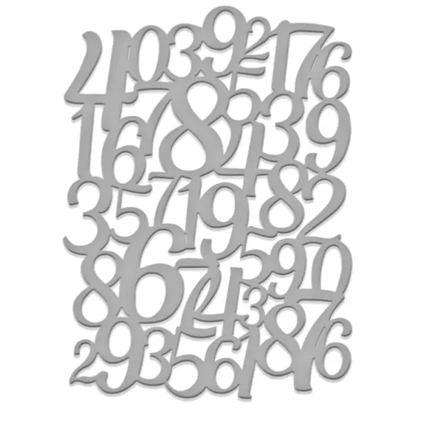 Numbers Cutting Die SDD638::  Sweet Dixie Backgrounds