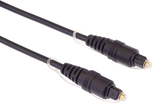 Premiumcord Câble Audio Optique – 1,5 M, Toslink Plug, Câble Numérique Pour Chaî