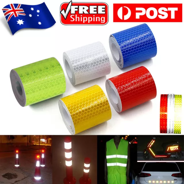 3M Reflective Tapes Safety Warning Adhesive Sticker Car Truck Decal Strip Roll