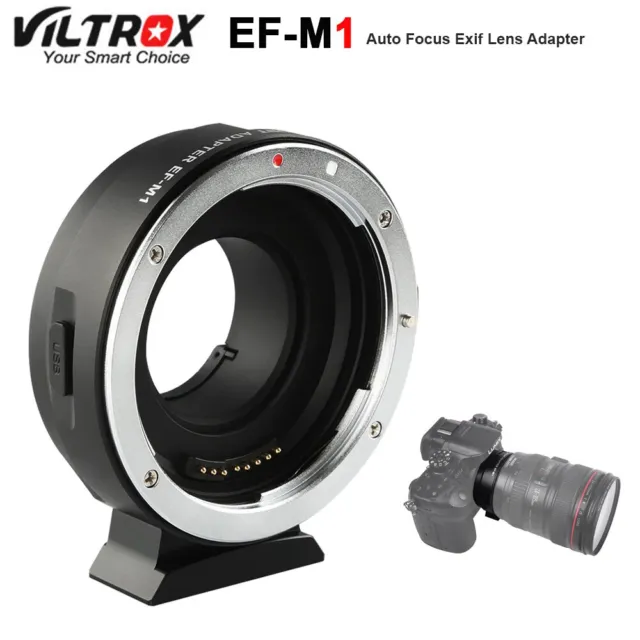 Viltrox EF-M1 AF Lens Adapter Mount For Canon EF EF-S to M4/3 Camera GH5 GH4 GX8