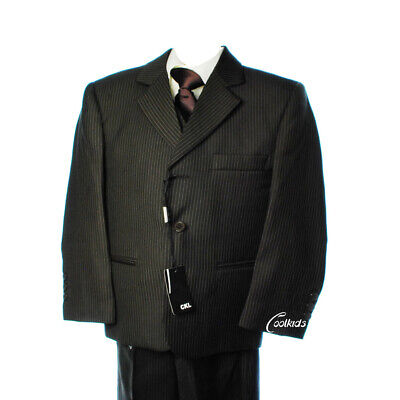 Boys Formal 5 Piece Brown  Suits Page Boy, Prom Wedding ,Christening Age 1 TO 14