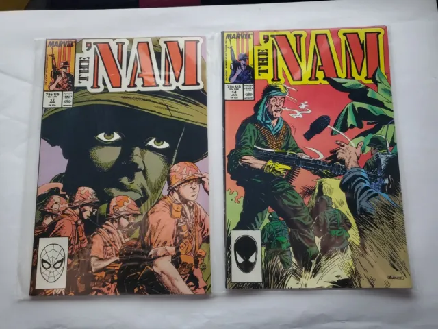 Marvel comics The Nam comics-war Nam Comics Marvel comics soldiers Nam comics nm 12