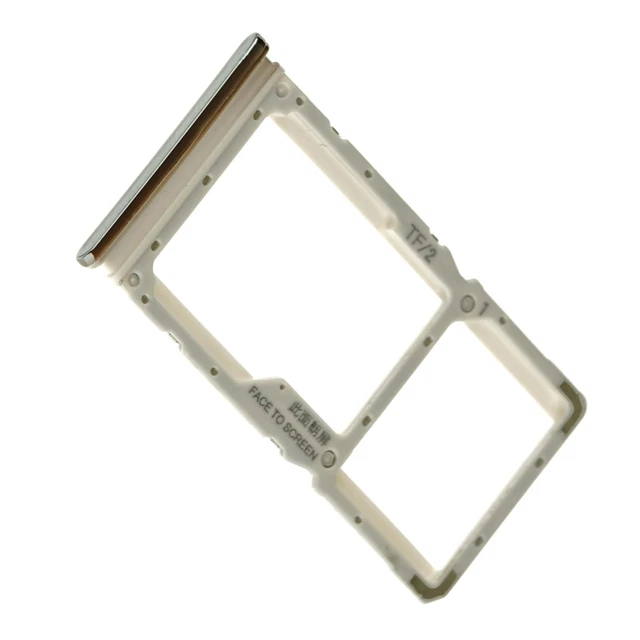 Redmi Note 8 Pro Cartes SIM à Glisser Tiroir Support Argent