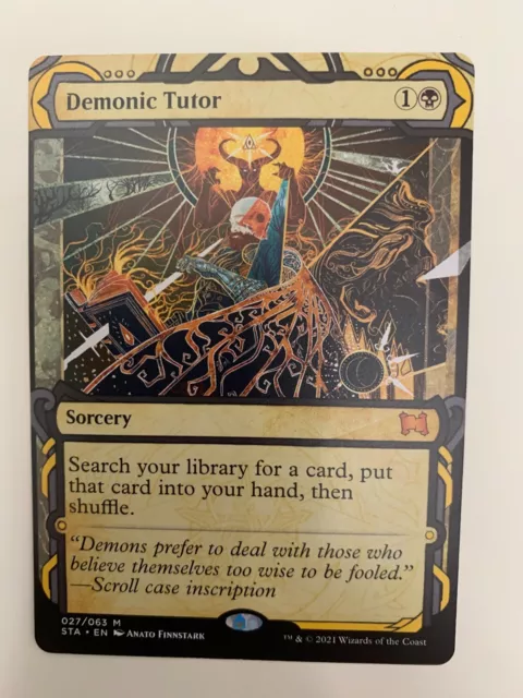 Magic the Gathering MTG Demonic Tutor (27) Strixhaven Mystical Archive MINT Magic the Gathering MTG Demonic Tutor (27) Strixhaven Mystical Archive MINT