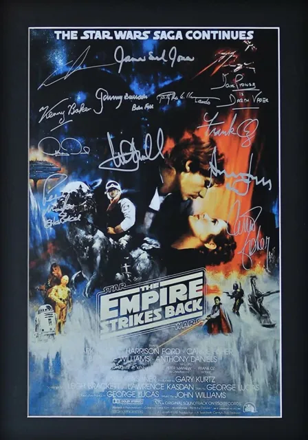 Star Wars L'impero Colpisce Ancora Cast Poster 45X32Cm