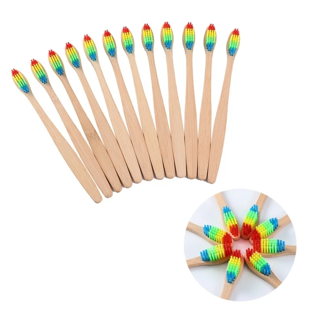 12 pz spazzolini da denti biodegradabili ecologici donna incinta viaggio naturale