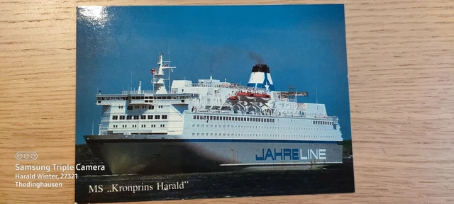 POSTKARTE PASSAGIERSCHIFF STADT Heiligenhafen aus Heiligenhafen ungel_2