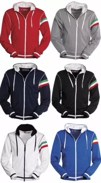 Felpa Con Cappuccio Red Bridge - Basic Premium Uomo, Zip E Tasche