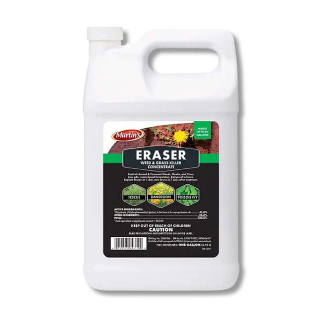 Eraser 41% Glyphosate 128oz- Compare to Roundup Pro Weed Killer