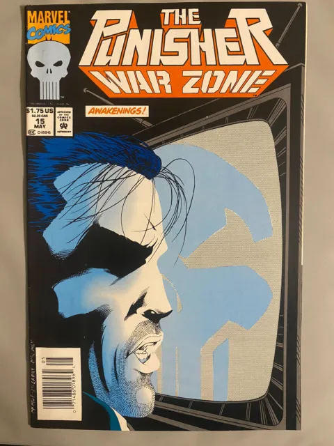 Marvel Comics The Punisher War Zone #15 Ungraded NewsStand Edition
