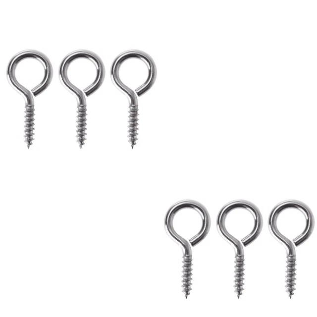 100 piezas tornillo Eye Pin Peg Bails joyería hallazgos para la artesanía - 1