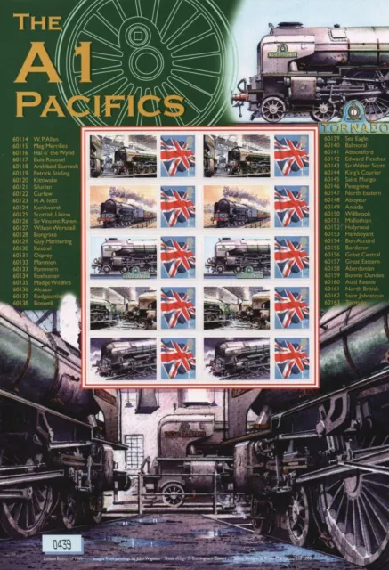 Business Smiler Sheet 2008 BC-162 The A1 Pacific's Mint MNH