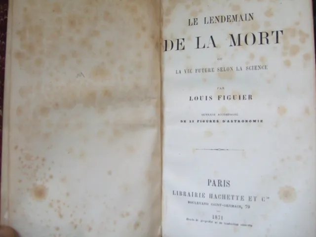 Lot Livres Anciens, 1871,1 Volume, Astronomie, Figuier ,GRAVURES