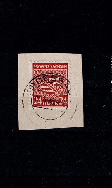 SBZ  Prov. Sachsen   Mi.Nr. 82x  Plf III  !!    auf Briefst.  ansehen !