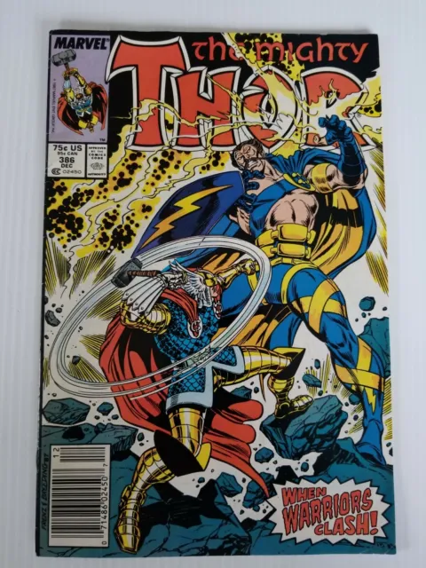 Marvel Comics the Mighty THOR #386 Vol.1 1987