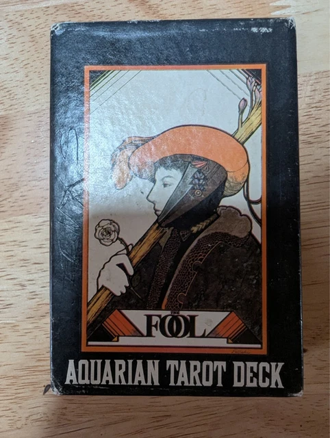 THE FOOL AQUARIAN tarot card deck $80.00 - PicClick CA