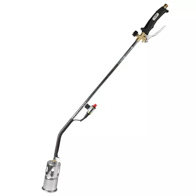 Bruciatore di riscaldamento WALTER con piezo, diserbante, incl. tubo e regolatore di pressione 2