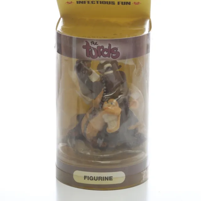 The Turds Figurine APE SH*T Boxed with Log Book TF1021 BOX Loose no top plastic
