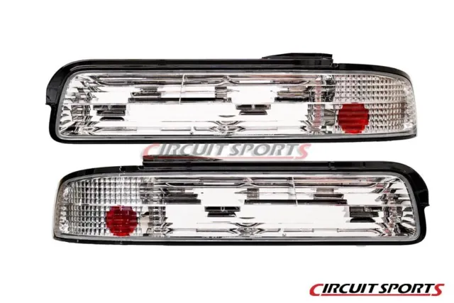Circuit Sports 2pcs Rear Tail Light Kit Clear for Nissan S13 Silvia Coupe