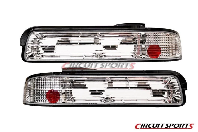 Circuit Sports 2pcs Rear Tail Light Kit Clear for Nissan S13 Silvia Coupe Circuit Sports 2pcs Rear Tail Light Kit Clear for Nissan S13 Silvia Coupe