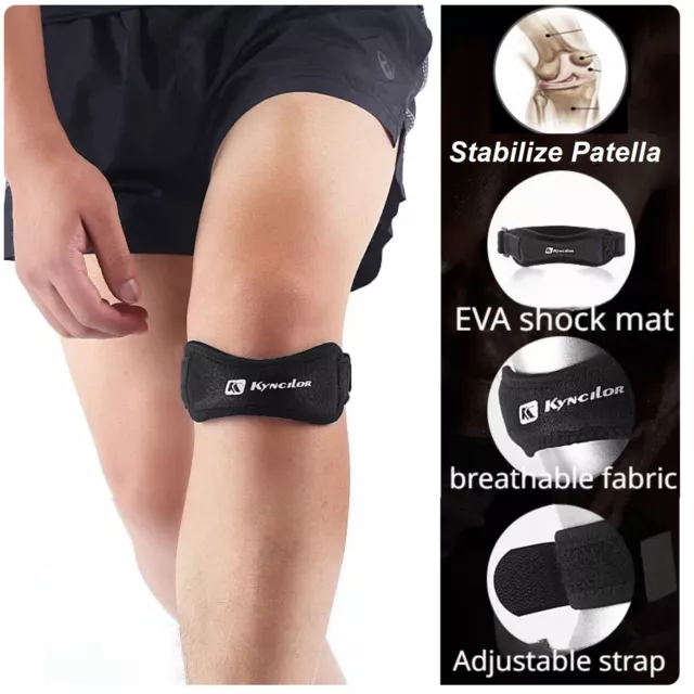 Patella Tendon Knee Strap Support Brace Magnetic Neoprene Arthritis Pain Relief