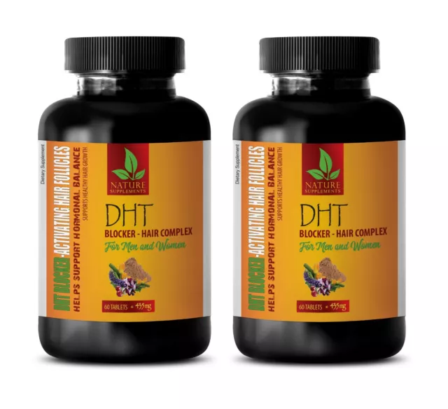 advanced hair support - DHT BLOCKER HAIR FORMULA - pumpkin seed vitamin 2BOTTLE