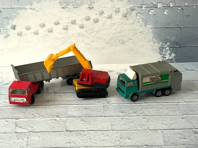 Lot De 3 Camions Majorette / Matchbox échelle 1/100 - Occasion - Bon état